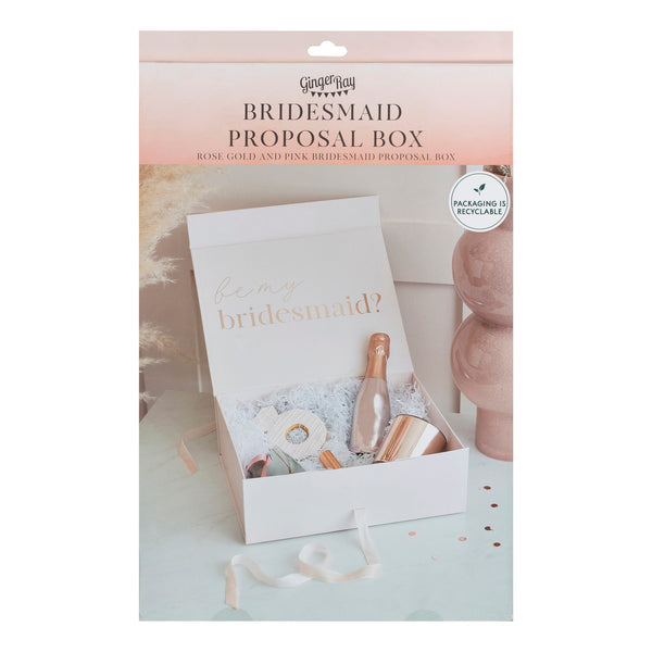 Will You Be My Bridesmaid Box - Blush Hen Party - The Pretty Prop Shop Parties