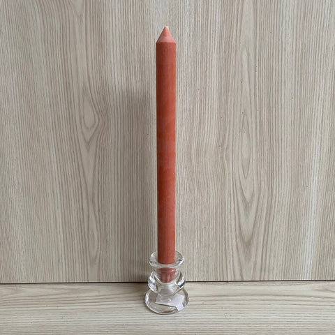 Moreton Eco Dinner Candle 30cm - Baked Clay - The Pretty Prop Shop Parties