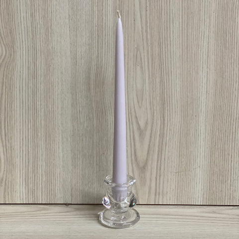 Moreton Taper Candle 25cm - Silver Grey - The Pretty Prop Shop Parties