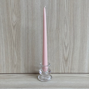 Moreton Taper Candle 25cm - Pastel Pink - The Pretty Prop Shop Parties