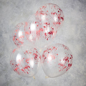 Blood Print Halloween Party Balloons - The Pretty Prop Shop Parties