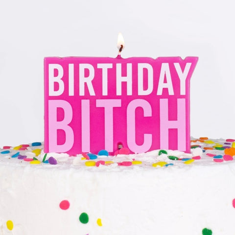 Birthday B***ch Candle - The Pretty Prop Shop Parties, Auckland New Zealand