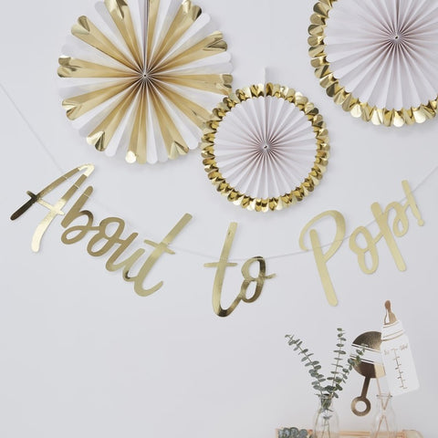 About To Pop Bunting - Oh Baby! - The Pretty Prop Shop Parties