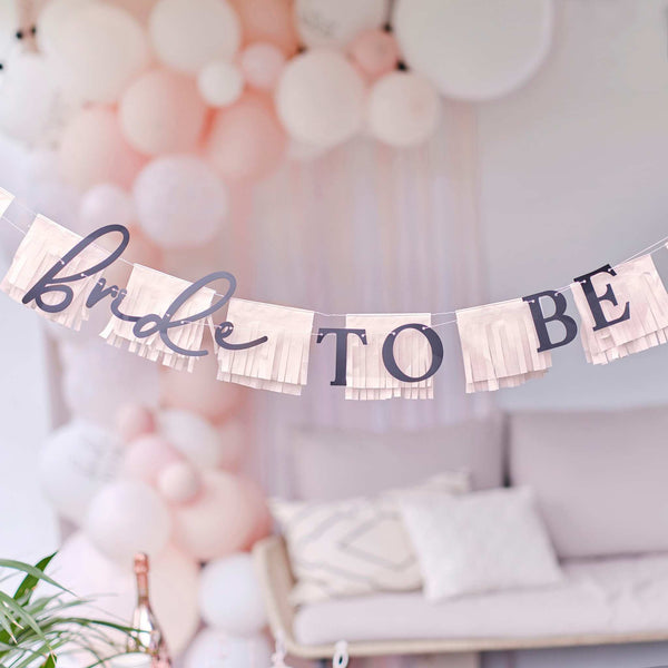 Bride To Be Hen Party Bunting with Tassel Garland - Future Mrs - The Pretty Prop Shop Parties