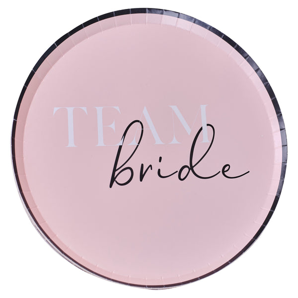 Team Bride Hen Party Paper Plates - Future Mrs - The Pretty Prop Shop Parties