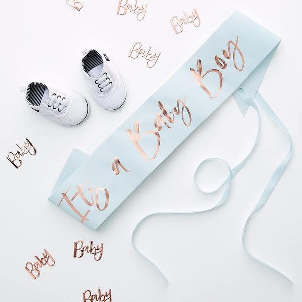 It's A Baby Boy Sash - Twinkle Twinkle - The Pretty Prop Shop Parties